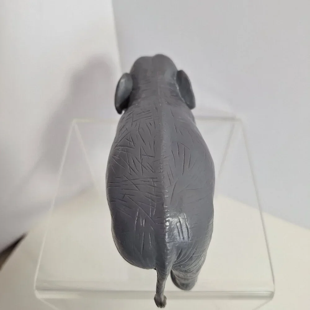 Terra Battat Gray African Elephant Figure 5" PVC Maison Joseph - Picture 8 of 11
